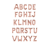 Giant Rose Gold Foil Balloon Letters Numbers 34"/ 86cm Birthday Hens Wedding Decor Baby Shower Mylar Foil Metallic